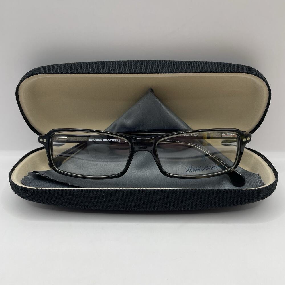 Brooks Brothers BB 709 5264 Eyeglasses Frame NWOT Men Smoke Gray 52-15-135